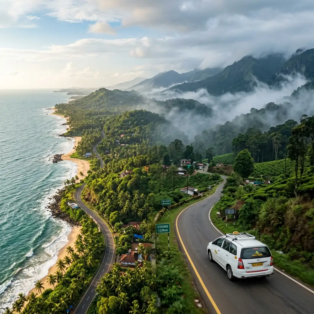 Calicut to Coorg Taxi Service