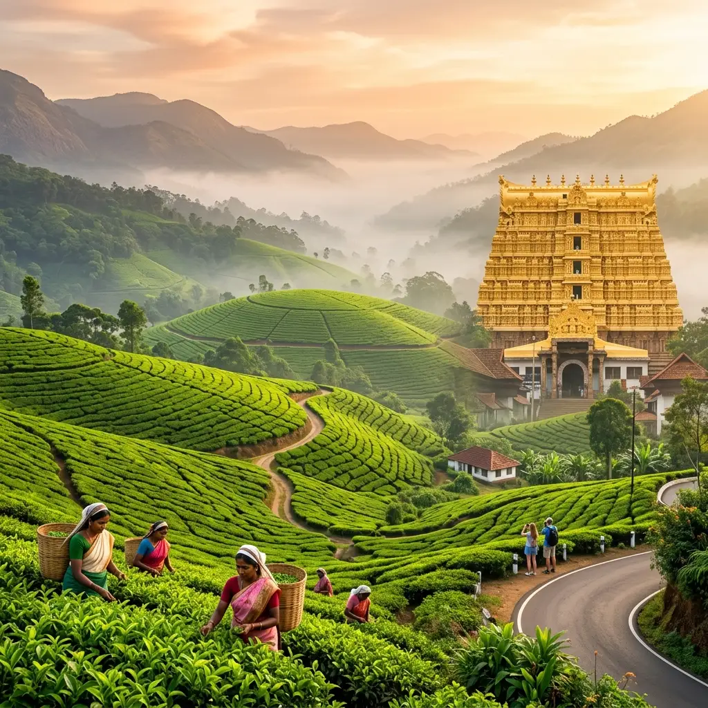Munnar → Trivandrum tour